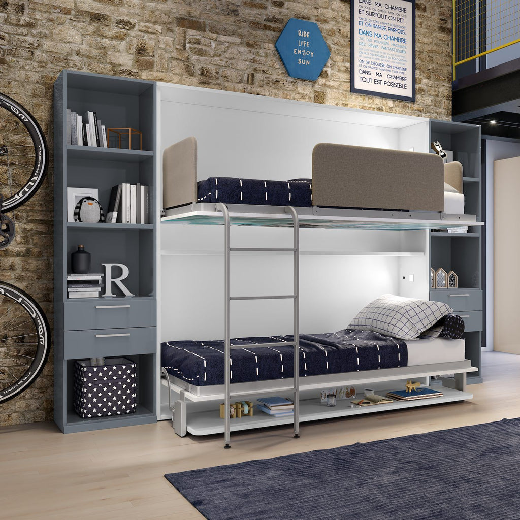 Letto a castello a scomparsa design moderno Express