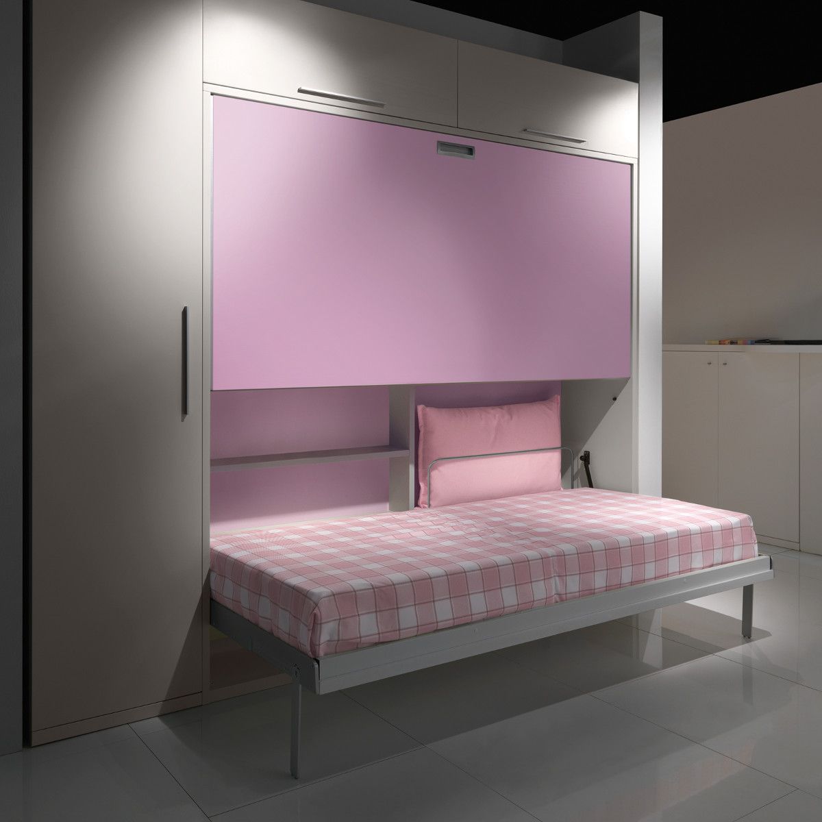 Letto a castello a scomparsa due letti indipendenti Duetto