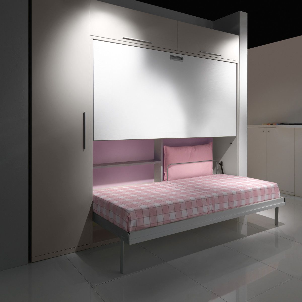 Letto a castello a scomparsa due letti indipendenti Duetto