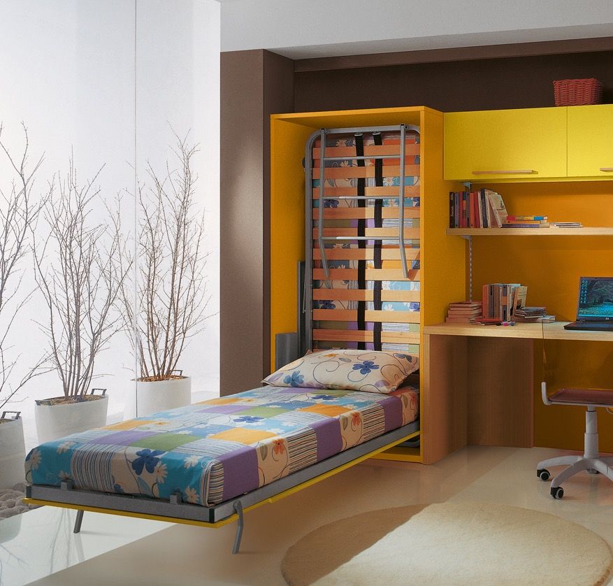 Letto a castello a scomparsa per cameretta bambini Rapido