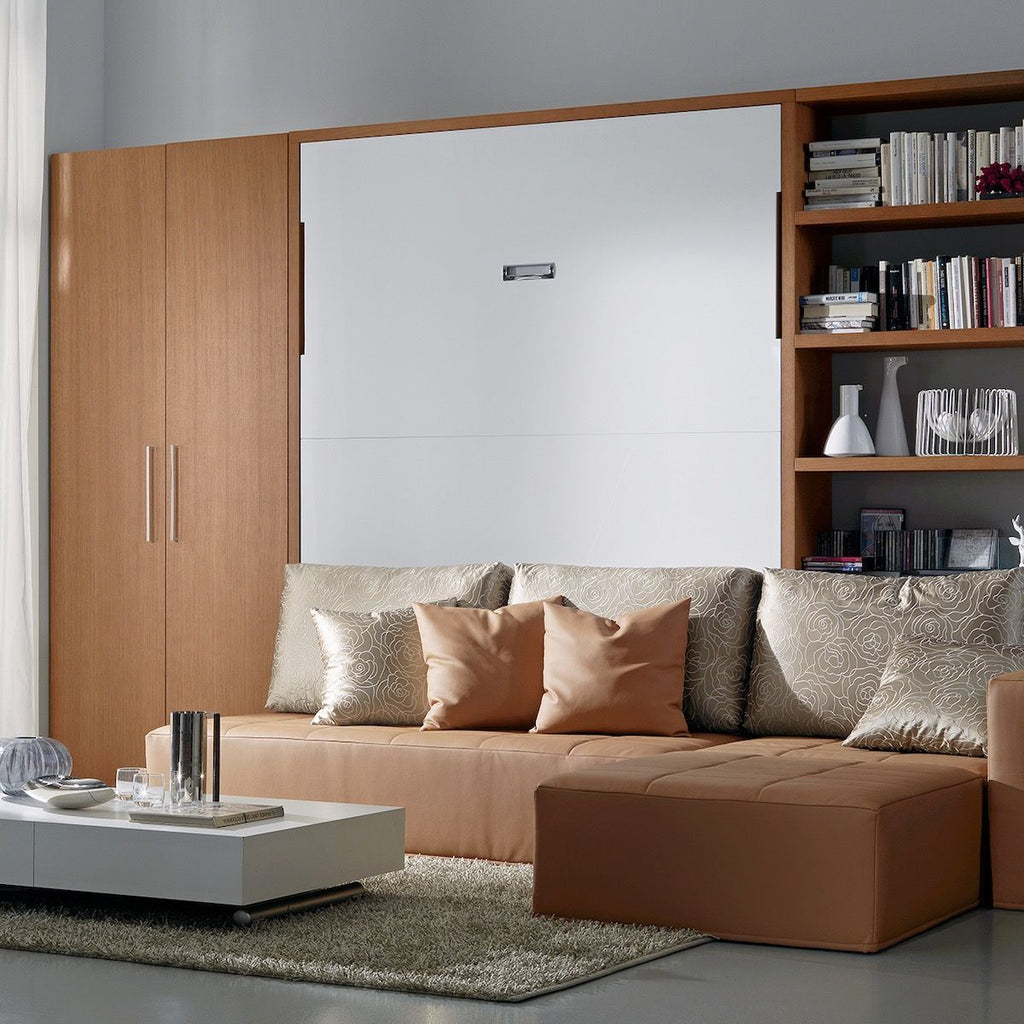 Letto matrimoniale a scomparsa con divano Domino