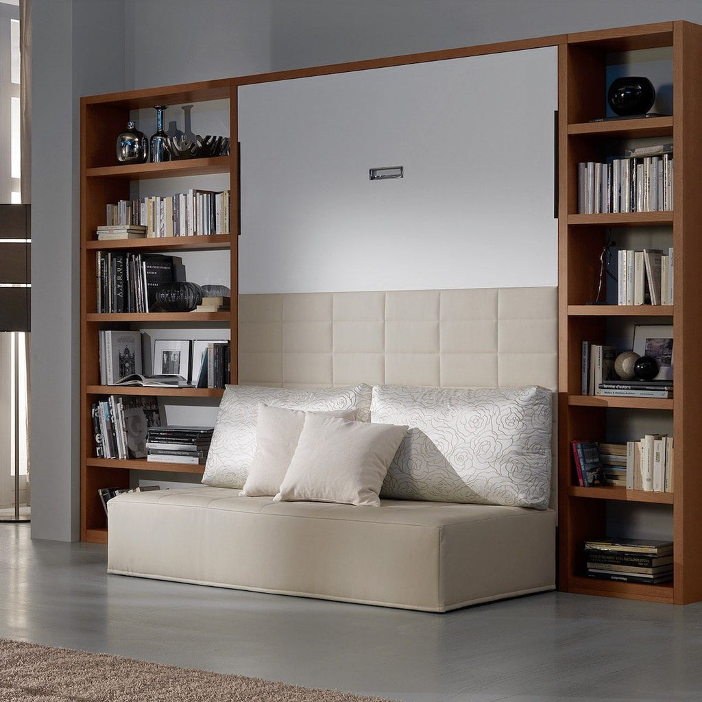 Letto matrimoniale a scomparsa con divano Domino