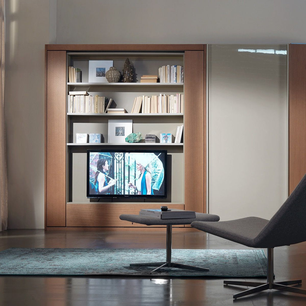 Letto matrimoniale a scomparsa girevole per soggiorno Doppio