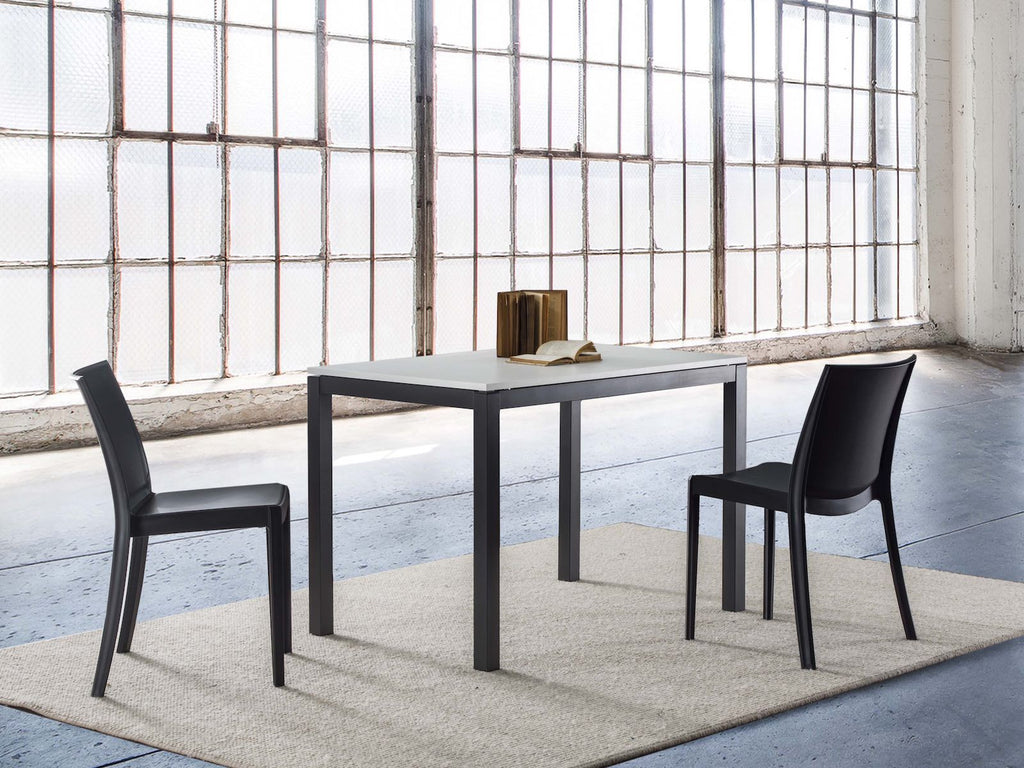 Tavolo allungabile moderno gambe in metallo Felix Nob