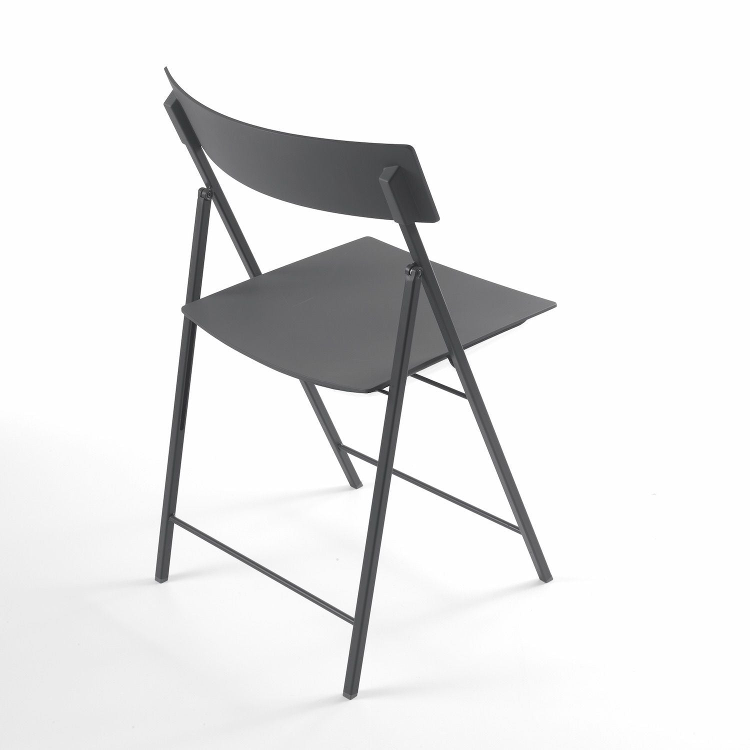 Set 6 sedie pieghevoli con carrello salvaspazio Kurt