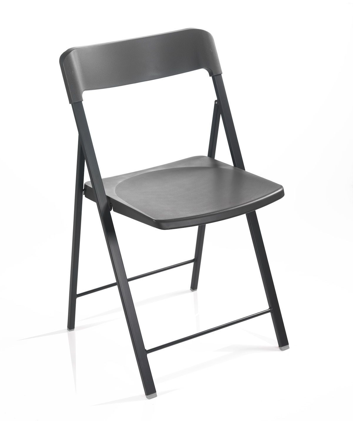 6 sedie pieghevoli con carrello salvaspazio Gary