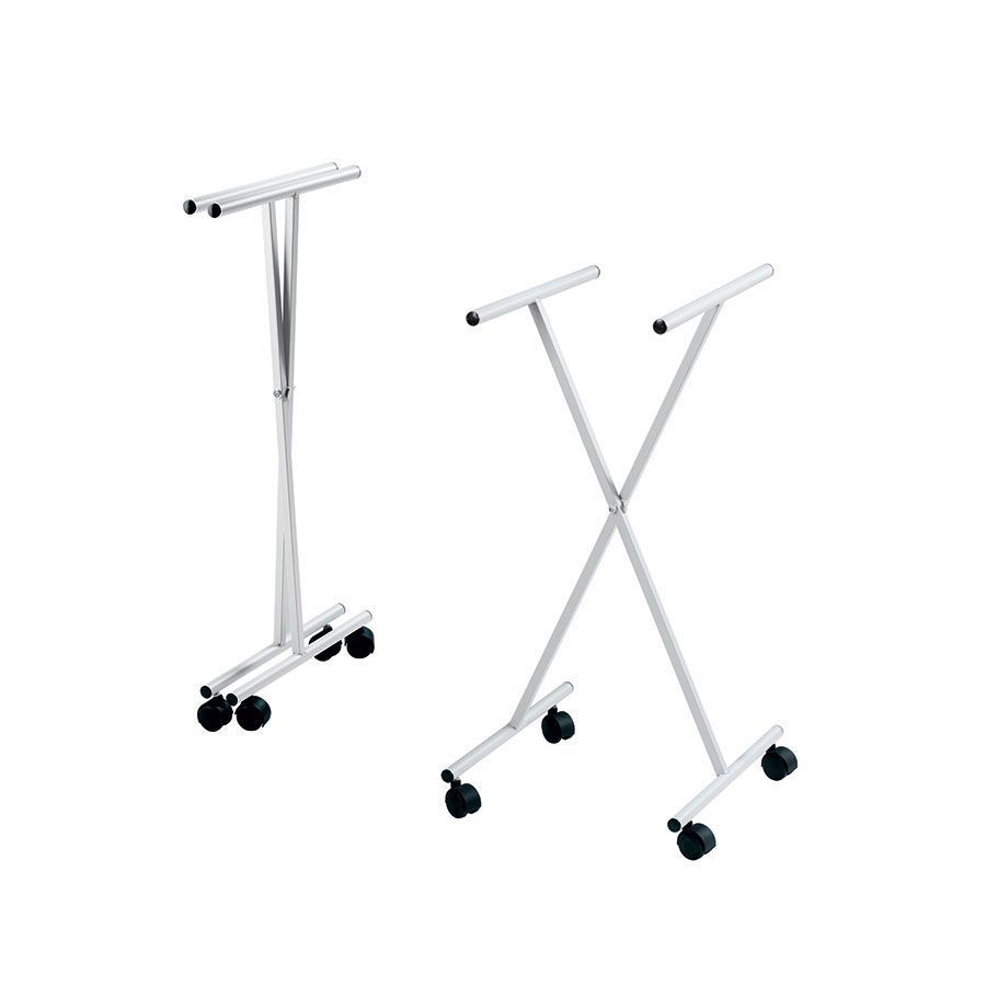 6 sedie pieghevoli con carrello salvaspazio Gary