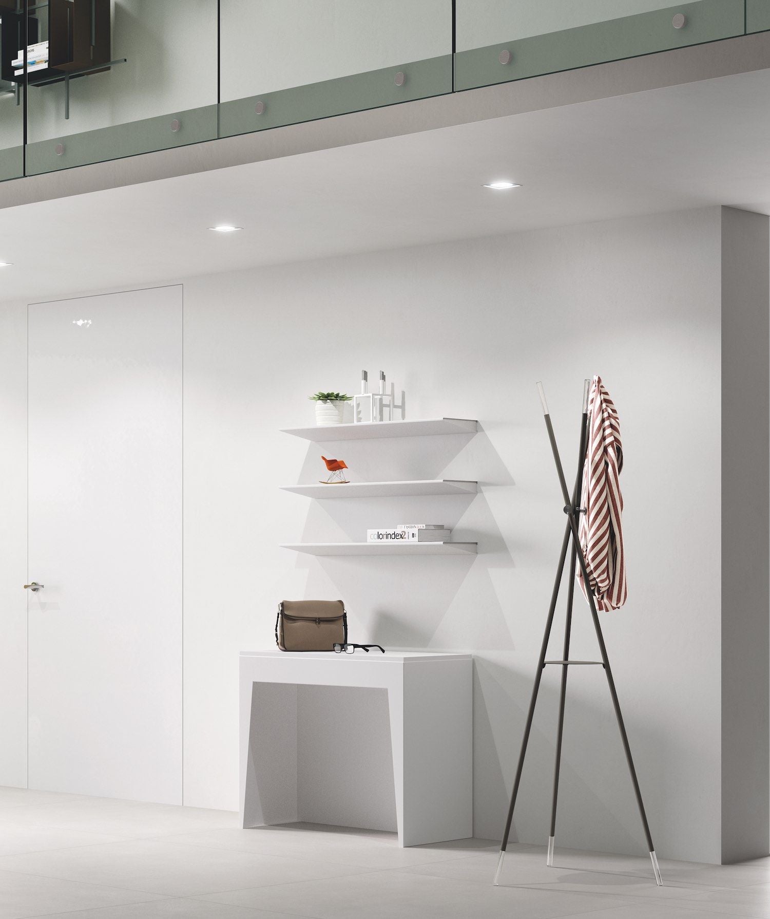 Appendiabiti da terra design moderno Barry