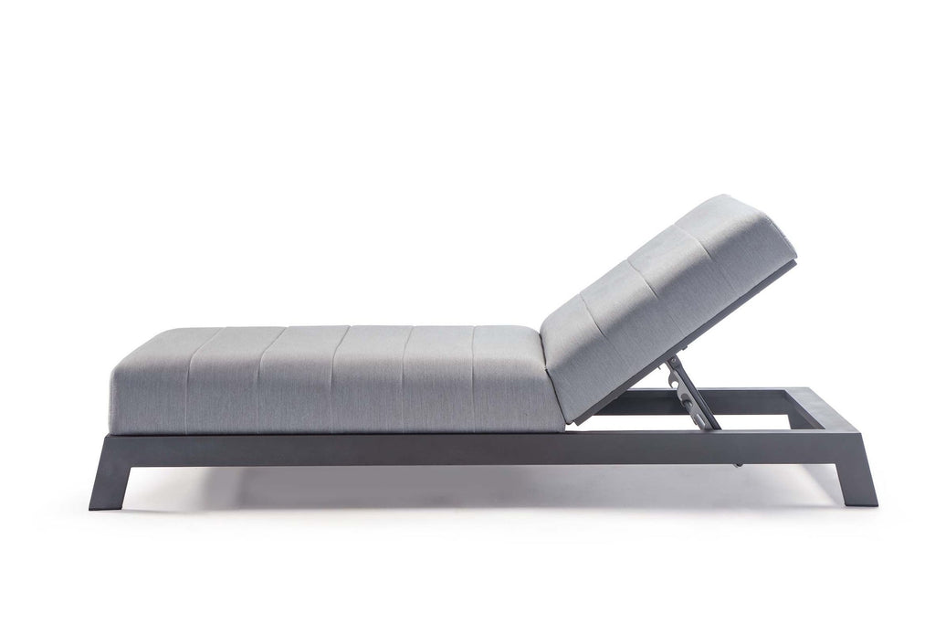 Lettino prendisole da giardino in alluminio Fuerteventura