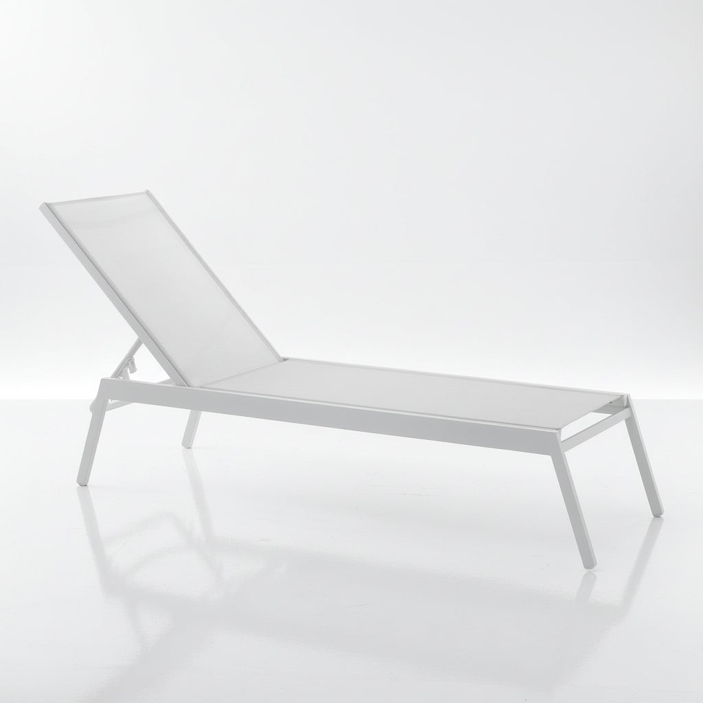 Lettino da giardino regolabile e impilabile Tarragona