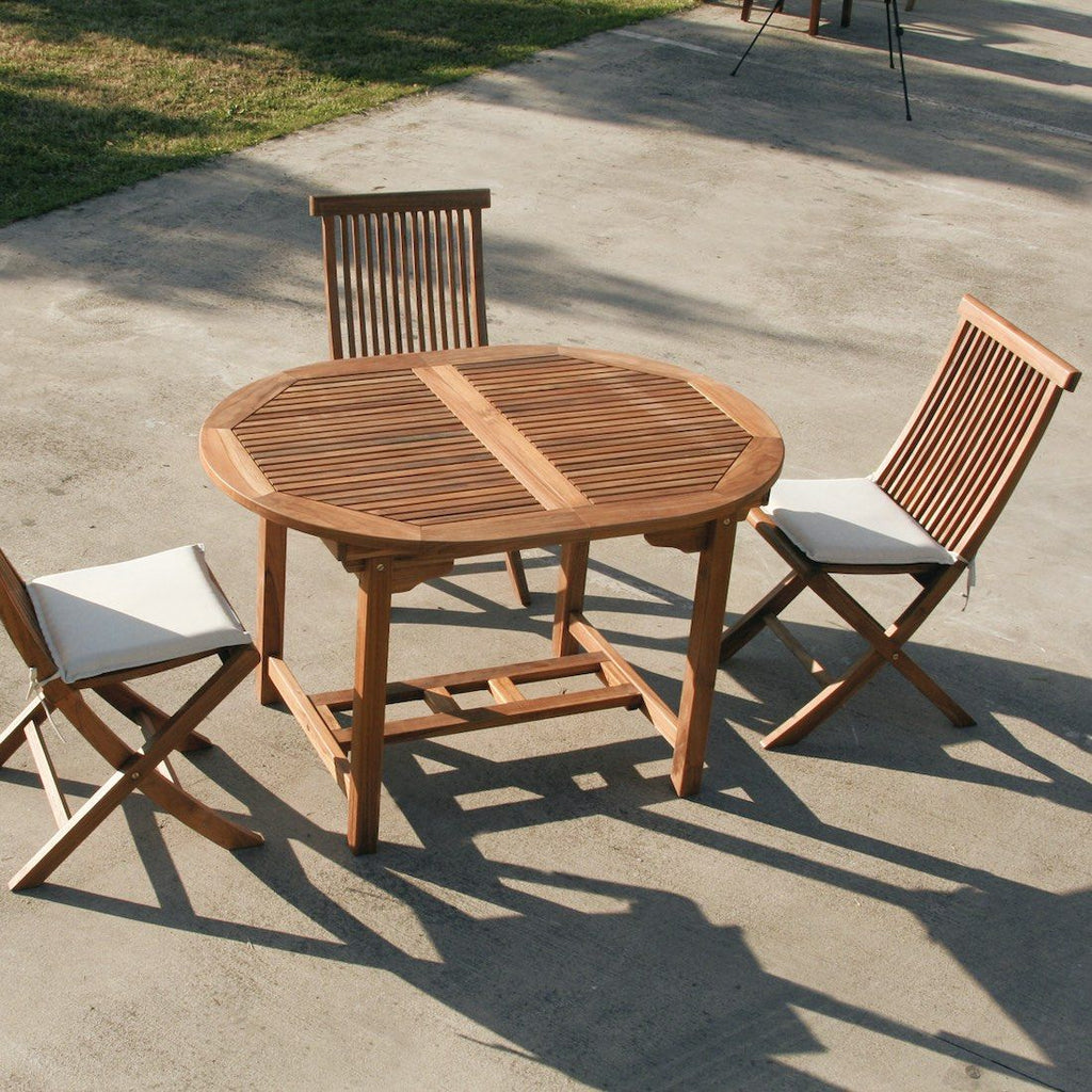 Coppia sedie pieghevoli da esterno in legno TeakOnMe