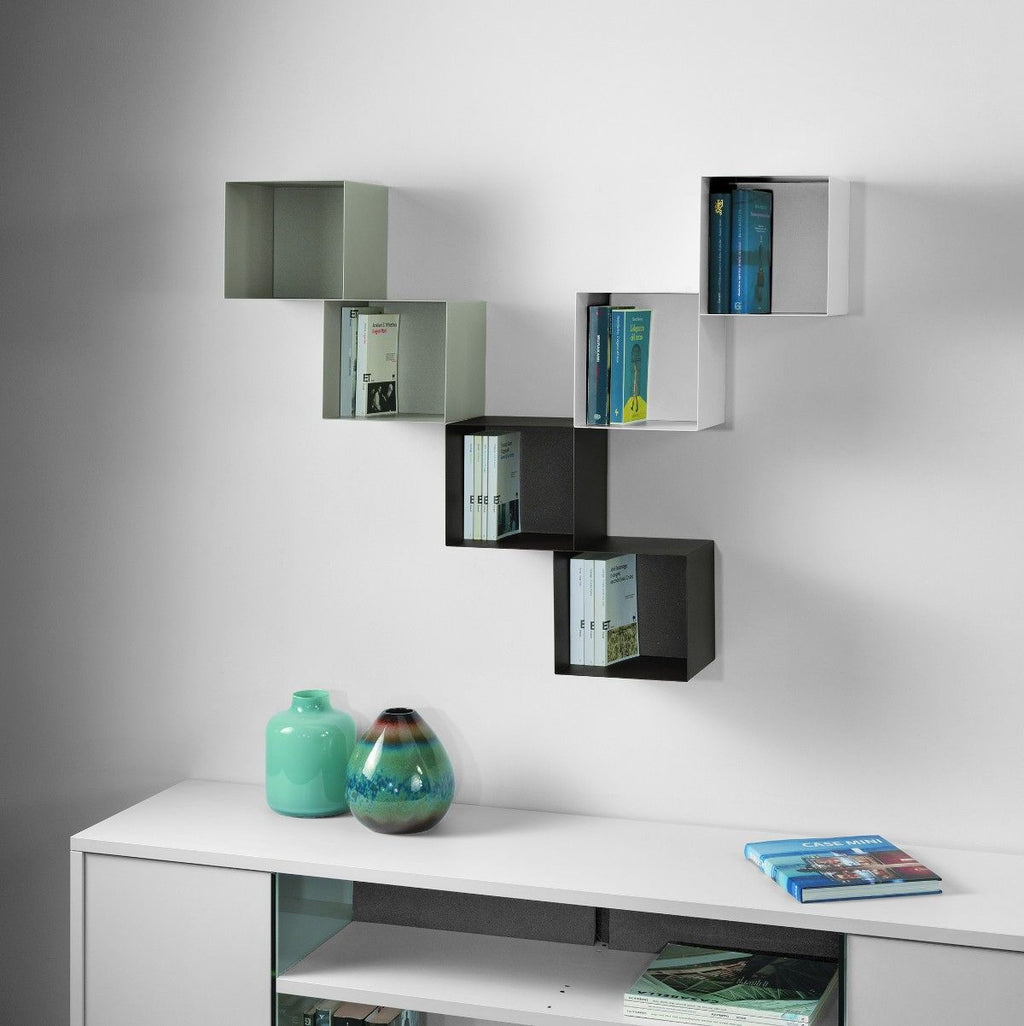 Cubi da parete in acciaio design moderno Naoki