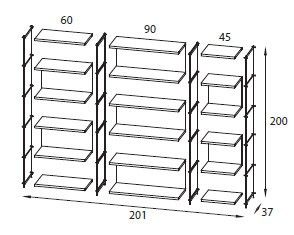 Libreria divisoria Miyoko