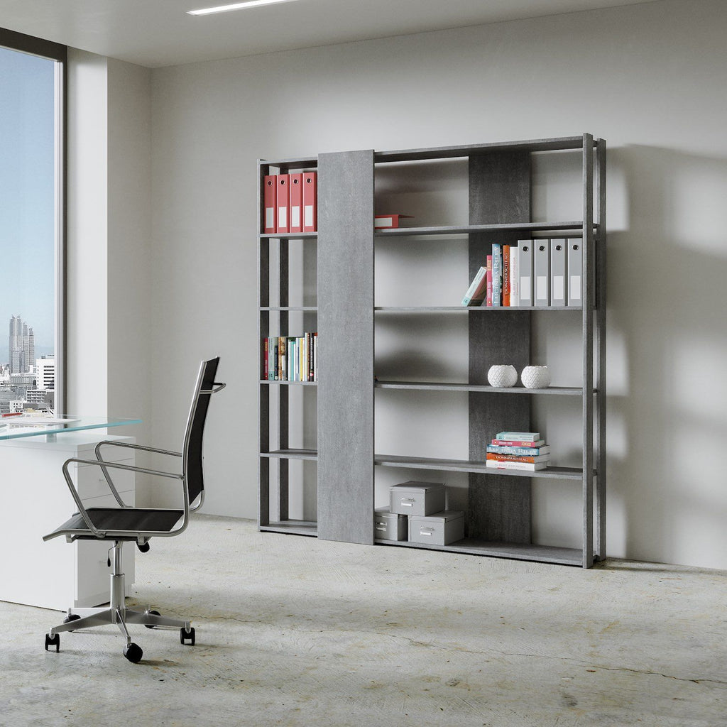 Libreria scaffale design moderno in nobilitato Inedditah B