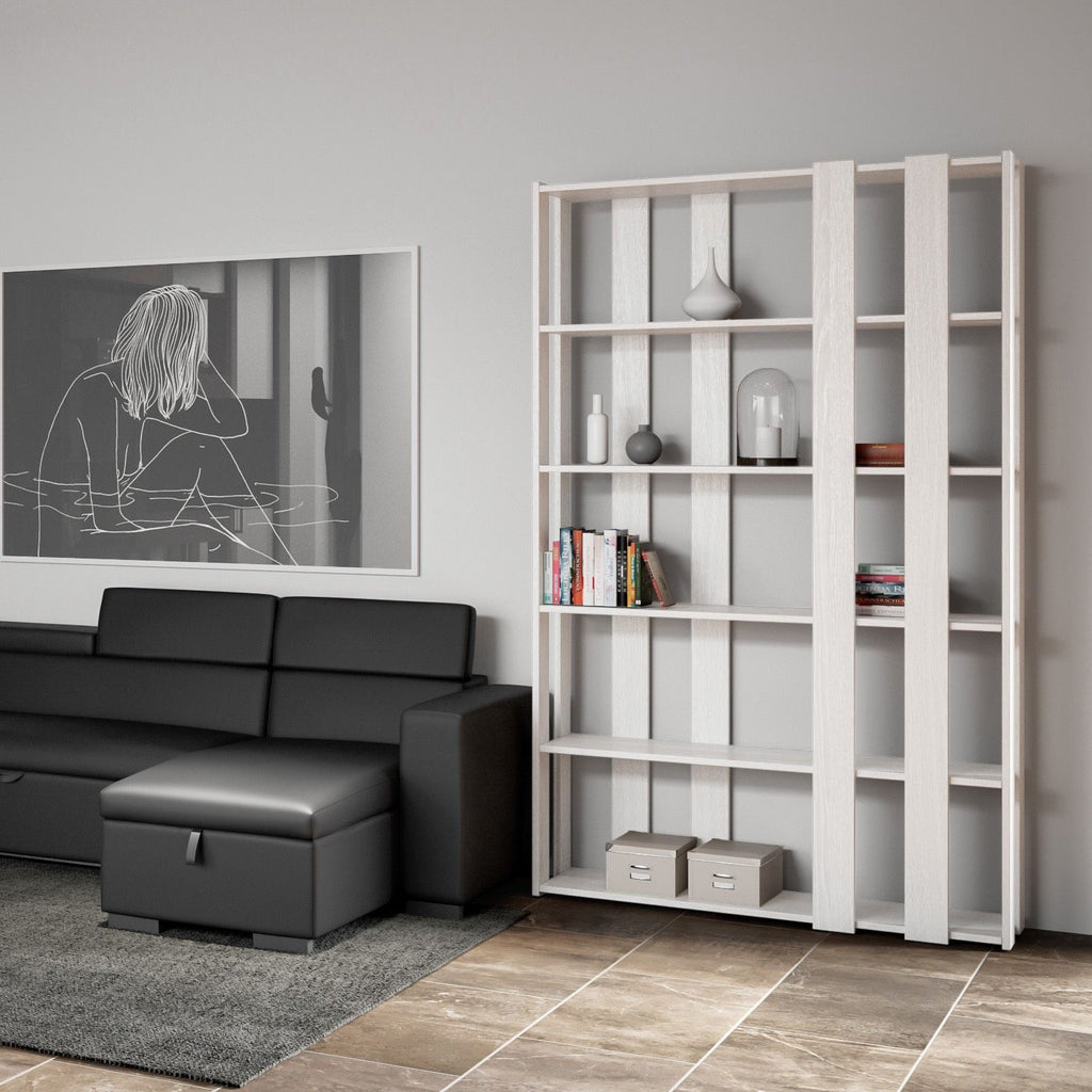 Libreria a muro moderna in legno Inedditah Small E