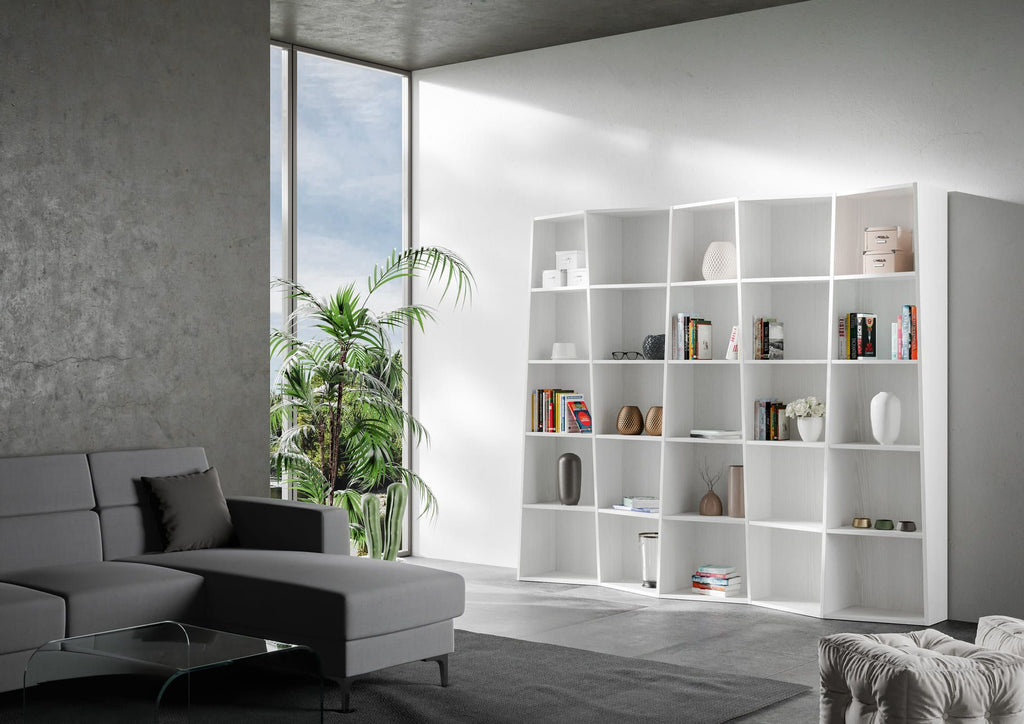 Libreria scaffale design moderno per casa ufficio Deducha 5