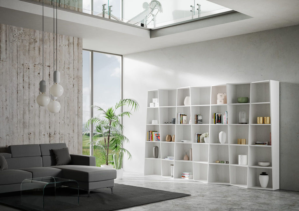 Scaffale libreria moderna per casa o ufficio Deducha 7