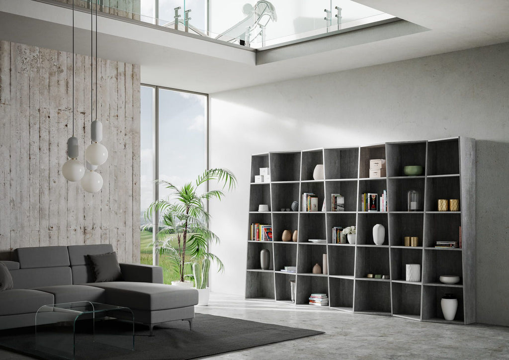 Scaffale libreria moderna per casa o ufficio Deducha 7