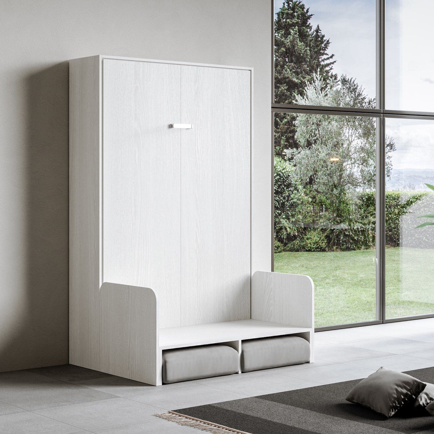 Letto a scomparsa con divano alla francese Lexton