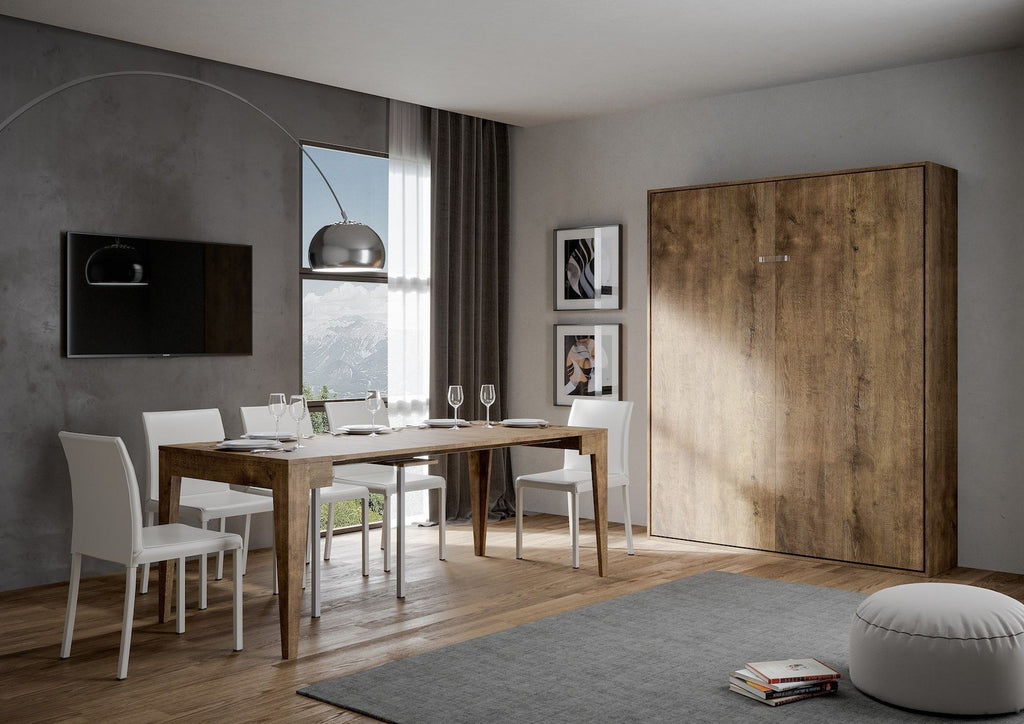 Letto matrimoniale a scomparsa design moderno Lexton