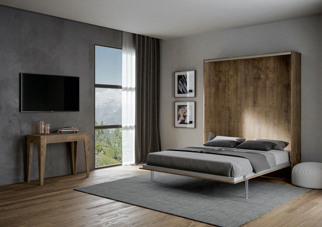 Letto matrimoniale a scomparsa design moderno Lexton