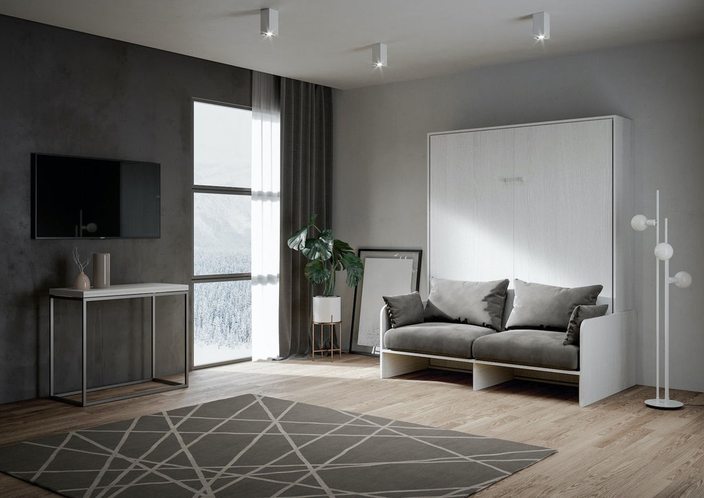 Letto matrimoniale a scomparsa con divano Lexton