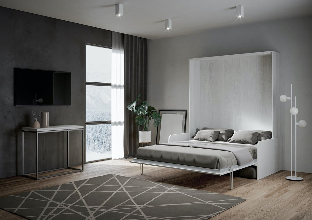 Letto matrimoniale a scomparsa con divano Lexton