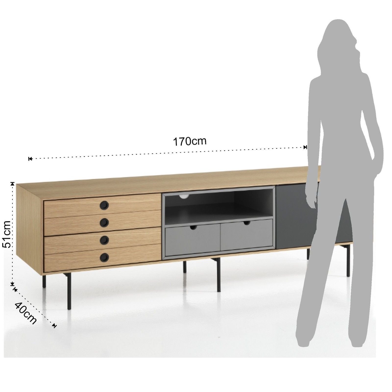 Mobile porta TV design moderno Bennet
