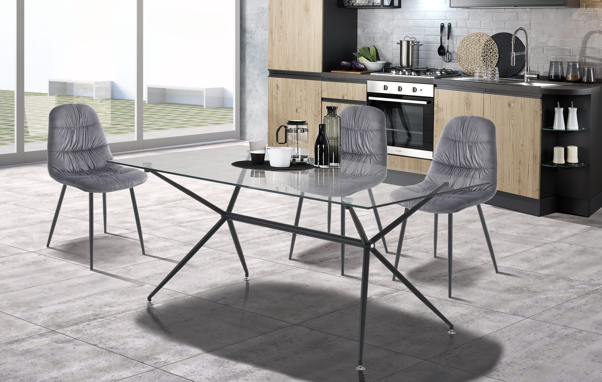 Tavolo scrivania design moderno 140 cm While