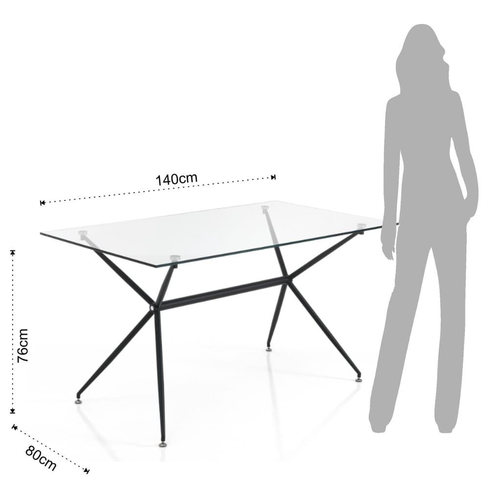 Tavolo scrivania design moderno 140 cm While