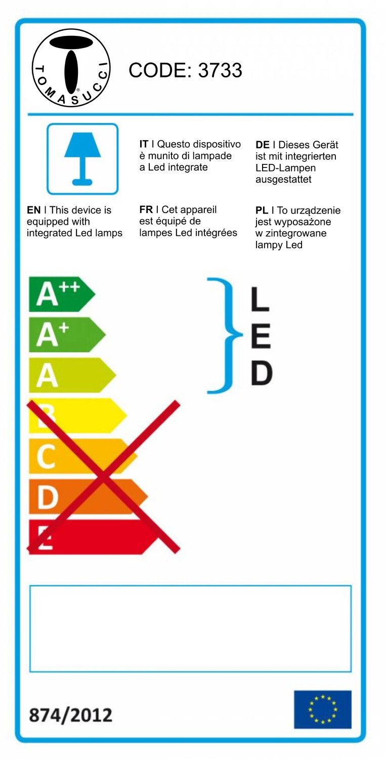 Lampadario design a sospensione a LED Buck