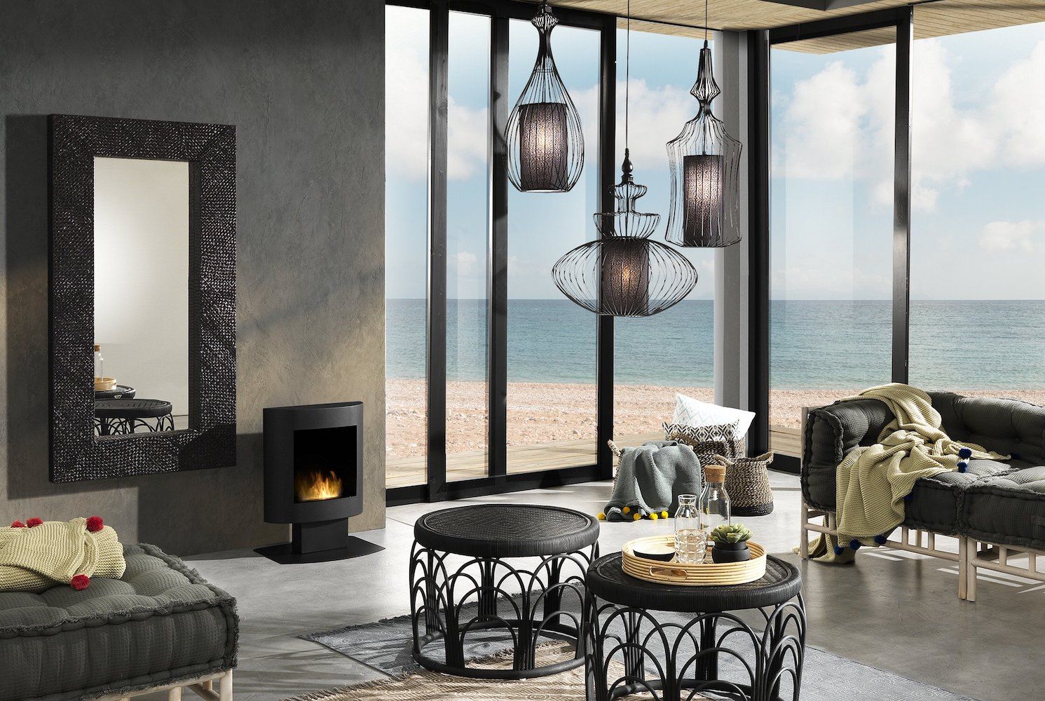 Lampadario a sospensione moderno per soggiorno Axten