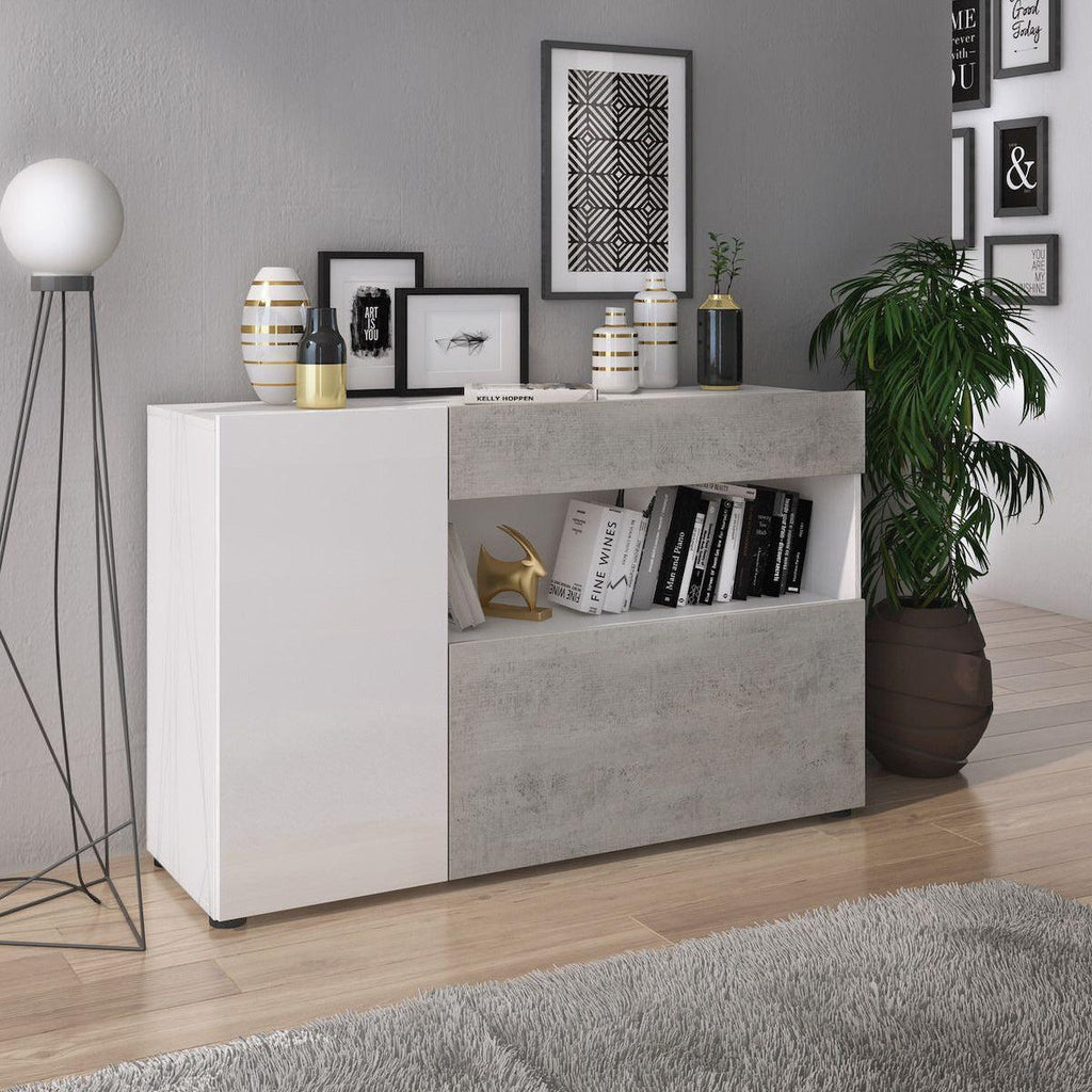 Madia design moderno per soggiorno o cucina Zerillia