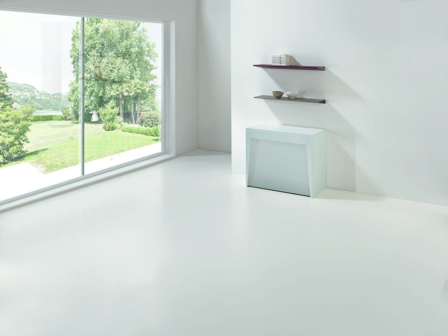 Consolle allungabile con sedie incorporate Glen