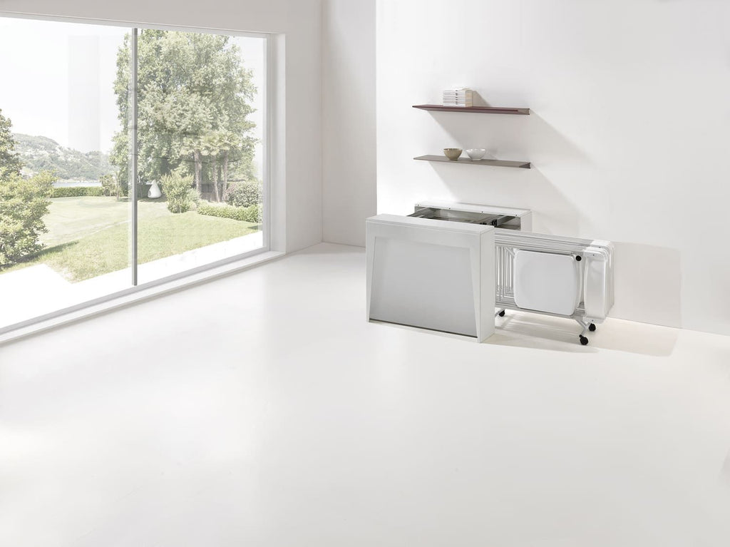 Consolle allungabile con sedie incorporate Glen