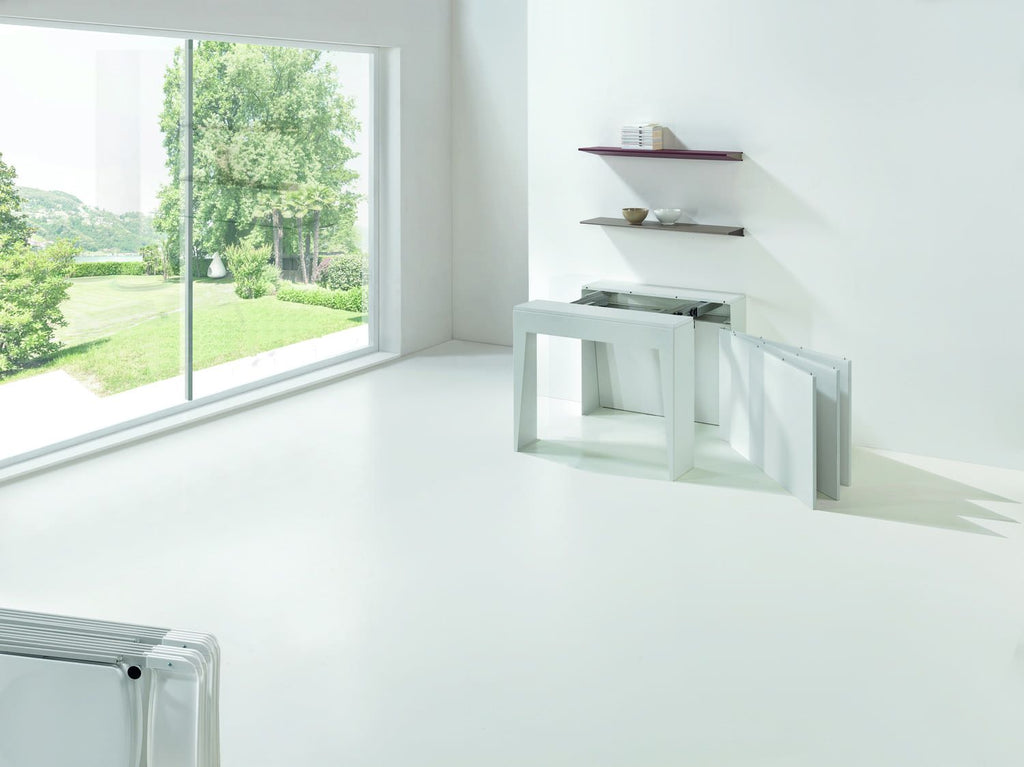 Consolle allungabile con sedie incorporate Glen