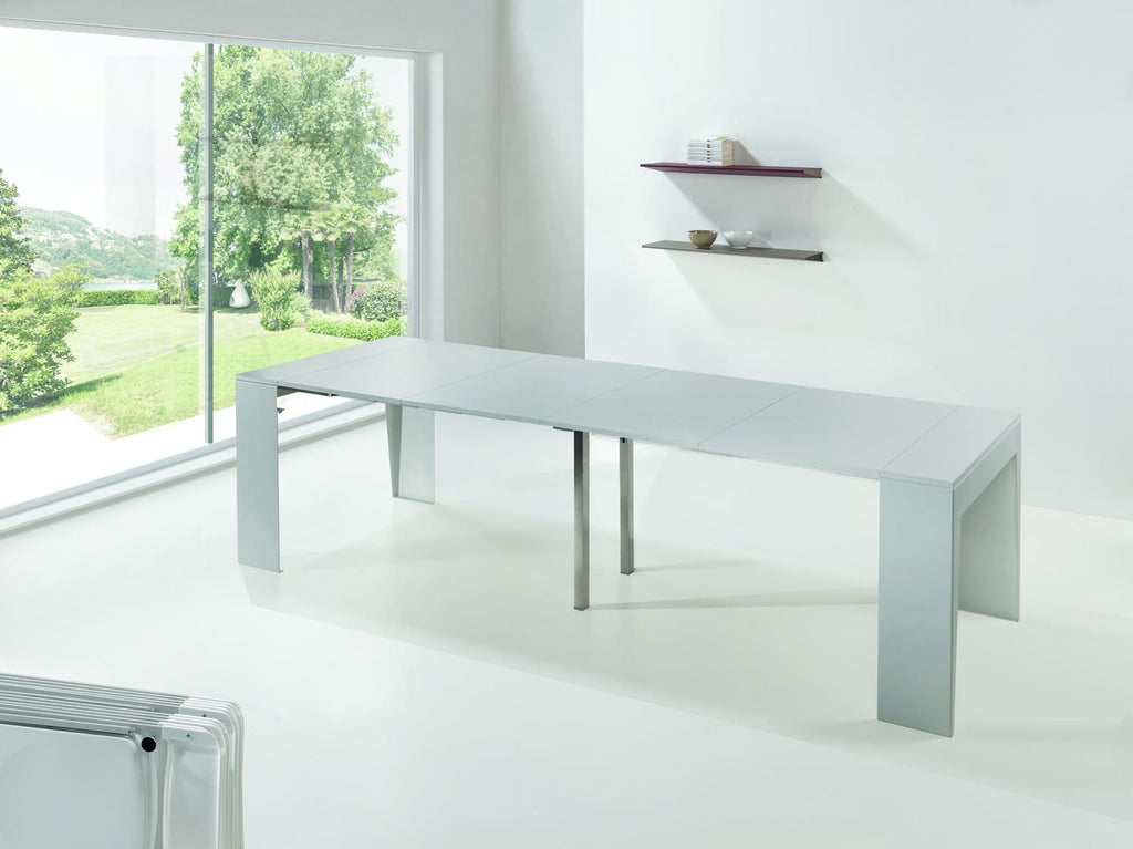 Consolle allungabile con sedie incorporate Glen