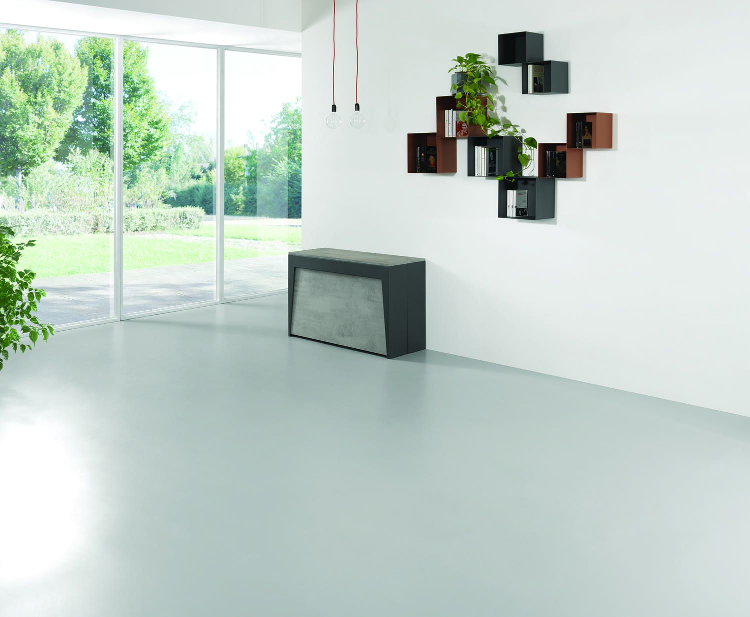 Tavolo consolle allungabile con sedie Glen