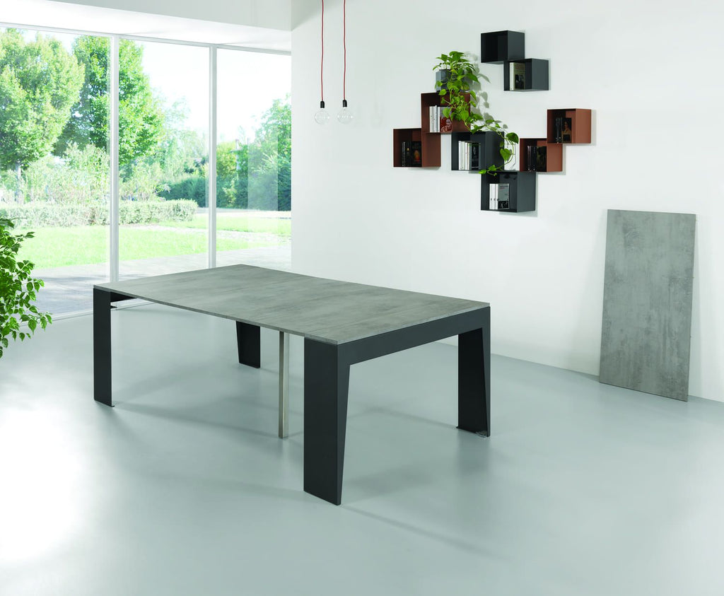 Tavolo consolle allungabile con sedie Glen