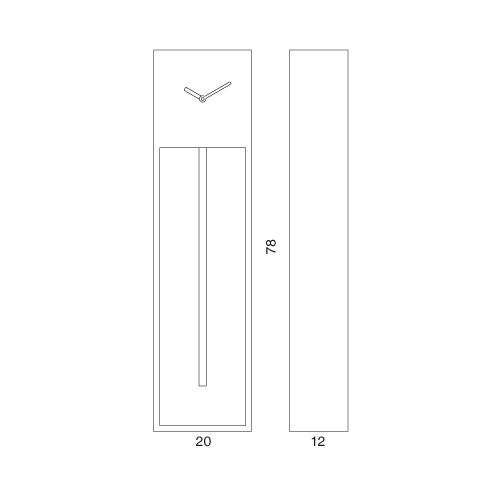 Orologio da parete con pendolo moderno Uaigong