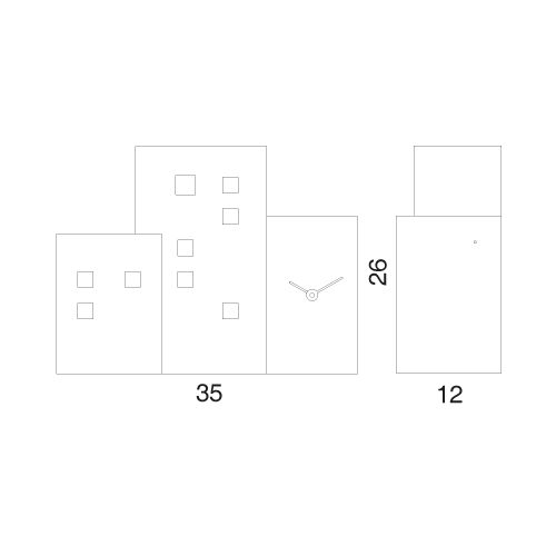 Orologio a cucù design Walls Cucù