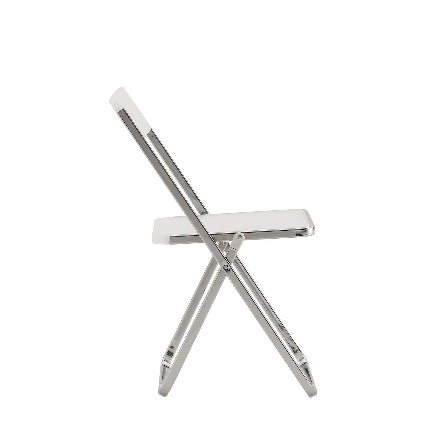 Set 4 sedie pieghevoli con carrello o gancio a muro Trixy Lux