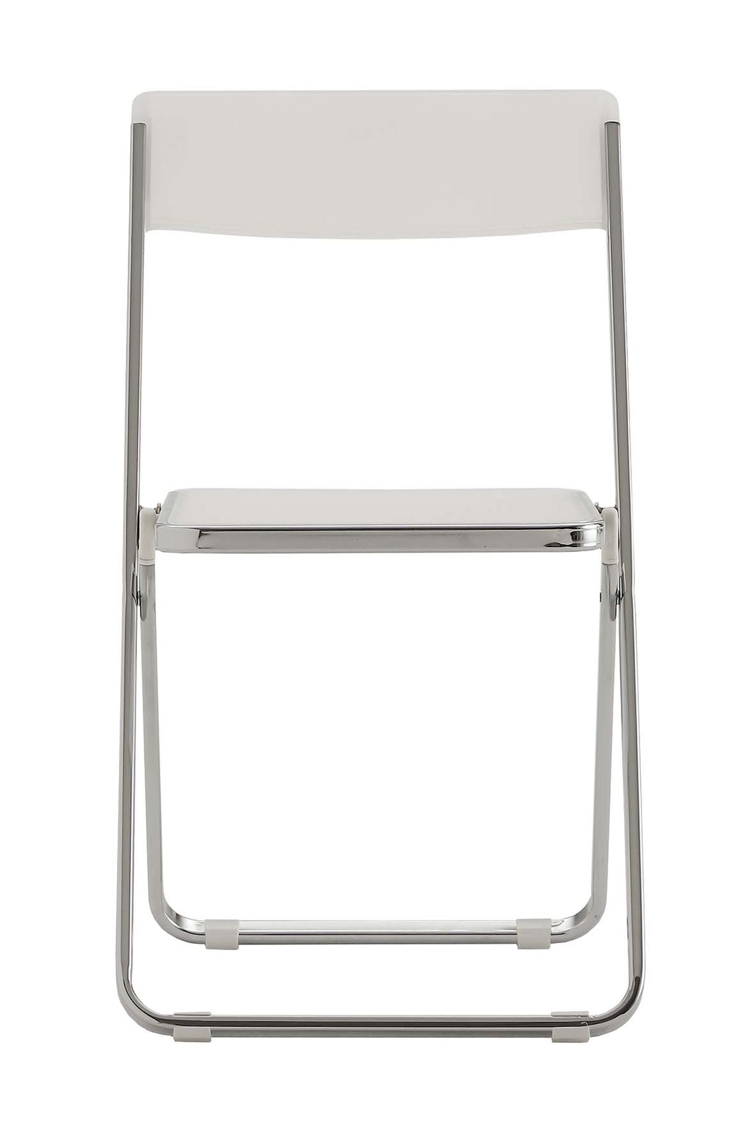 Set 4 sedie pieghevoli con carrello o gancio a muro Trixy Lux