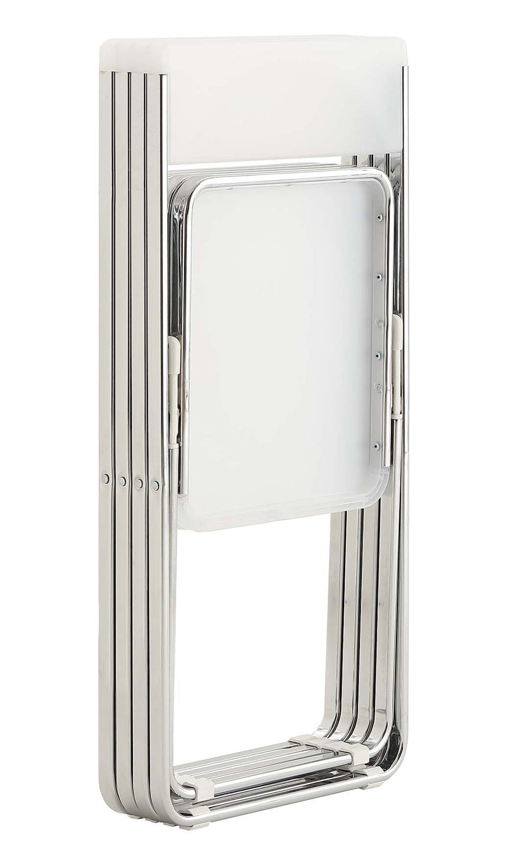 Set 4 sedie pieghevoli con carrello o gancio a muro Trixy Lux