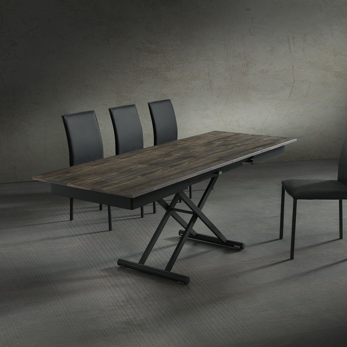 Tavolo saliscendi allungabile