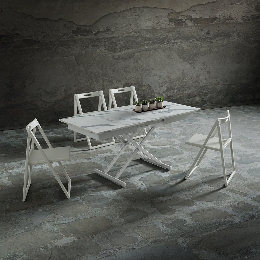 Tavolo saliscendi allungabile