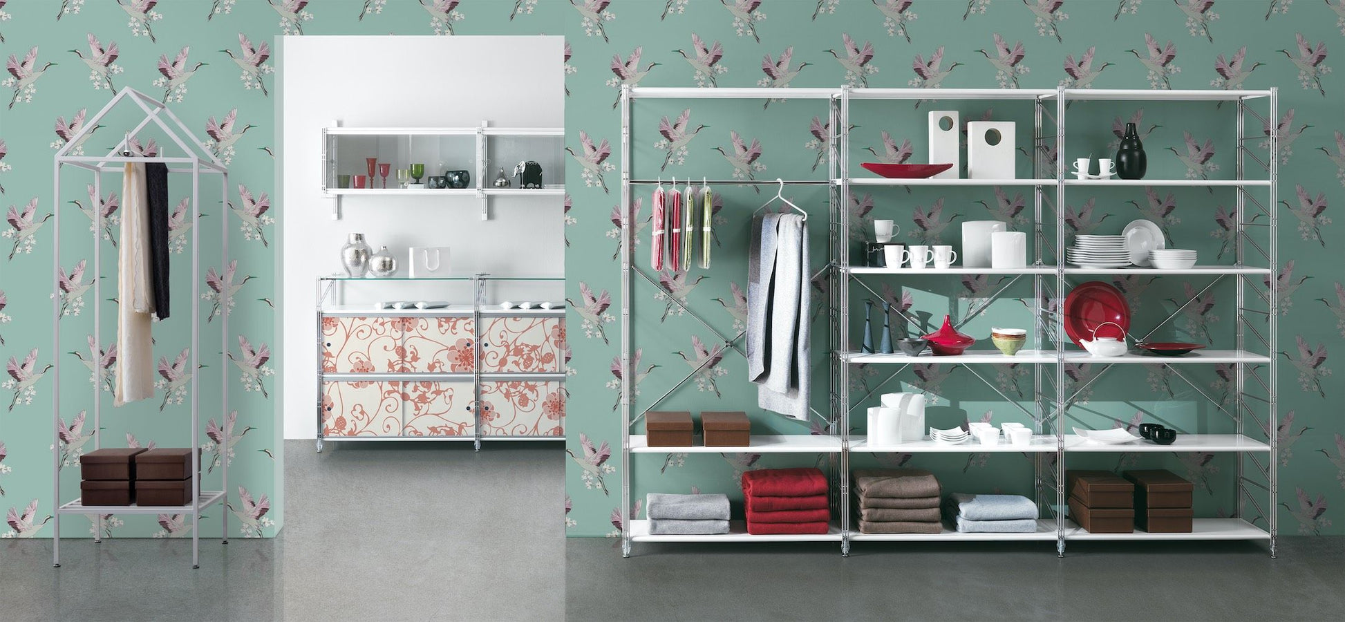 Cabina armadio moderna componibile Melker