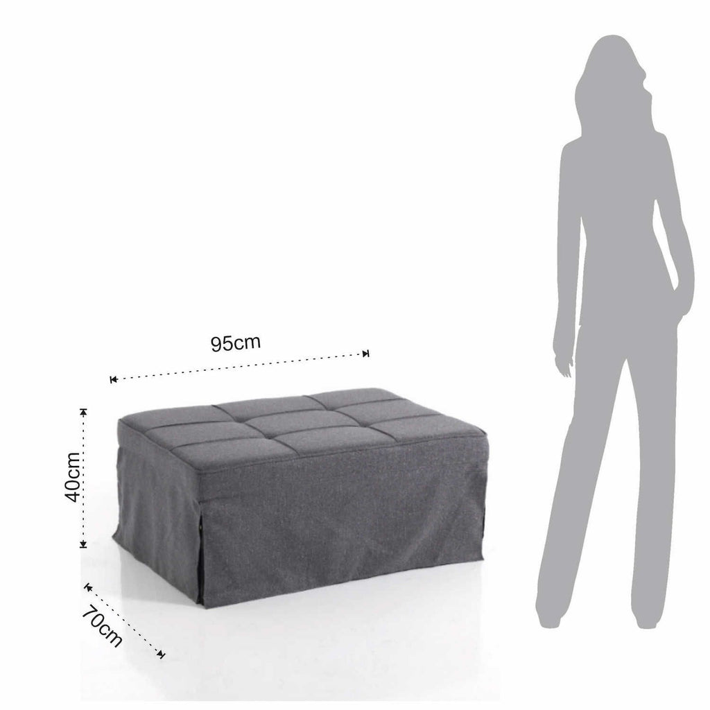 Pouf letto singolo design moderno Tricky