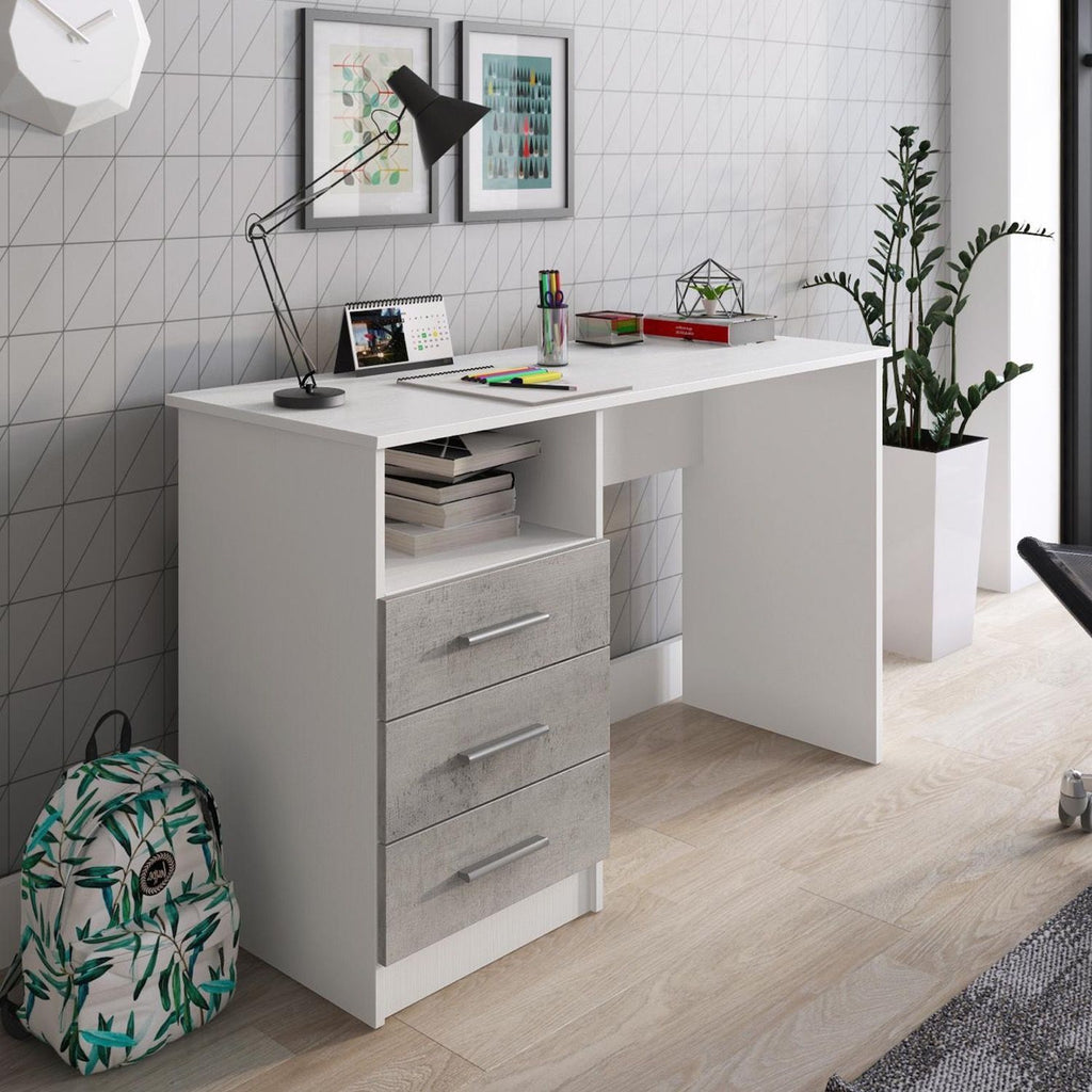 Scrivania con cassetti design moderno Skakko