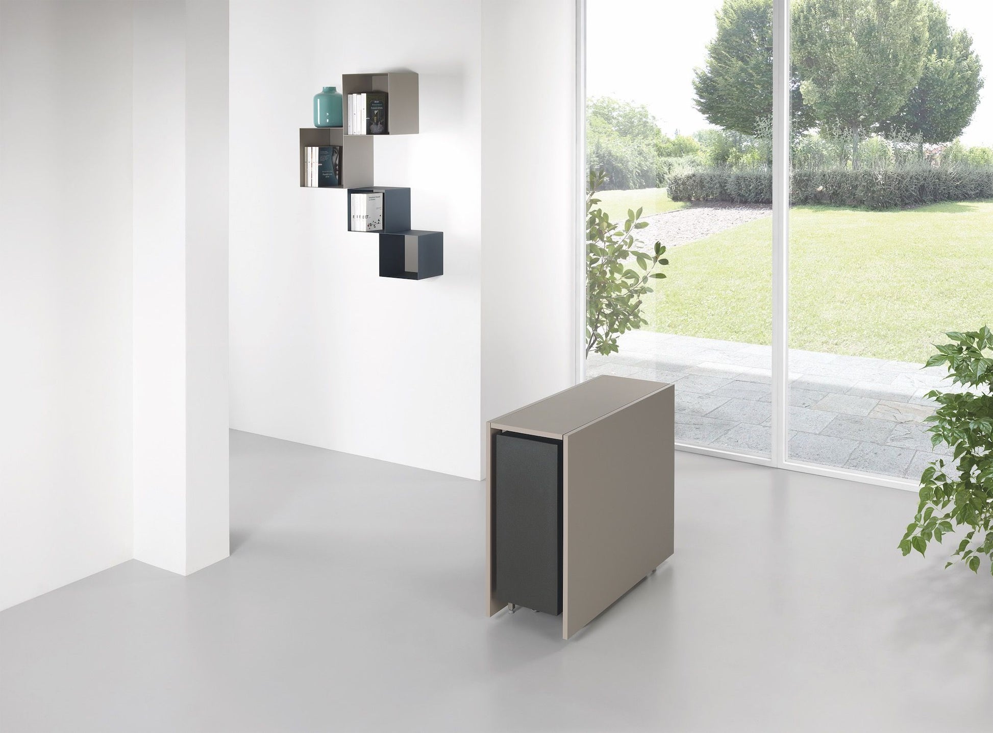 Tavolo consolle allungabile con sedie Newton